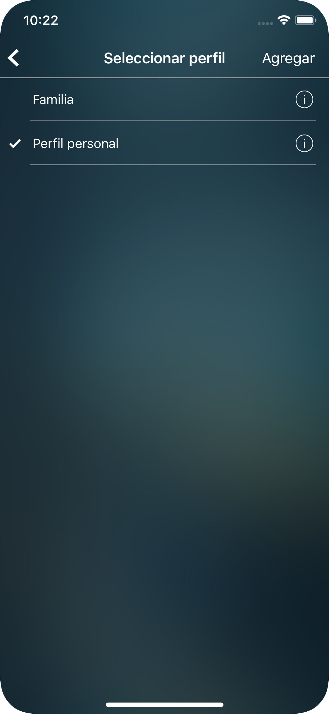 Money Tracker - Perfiles - iPhone