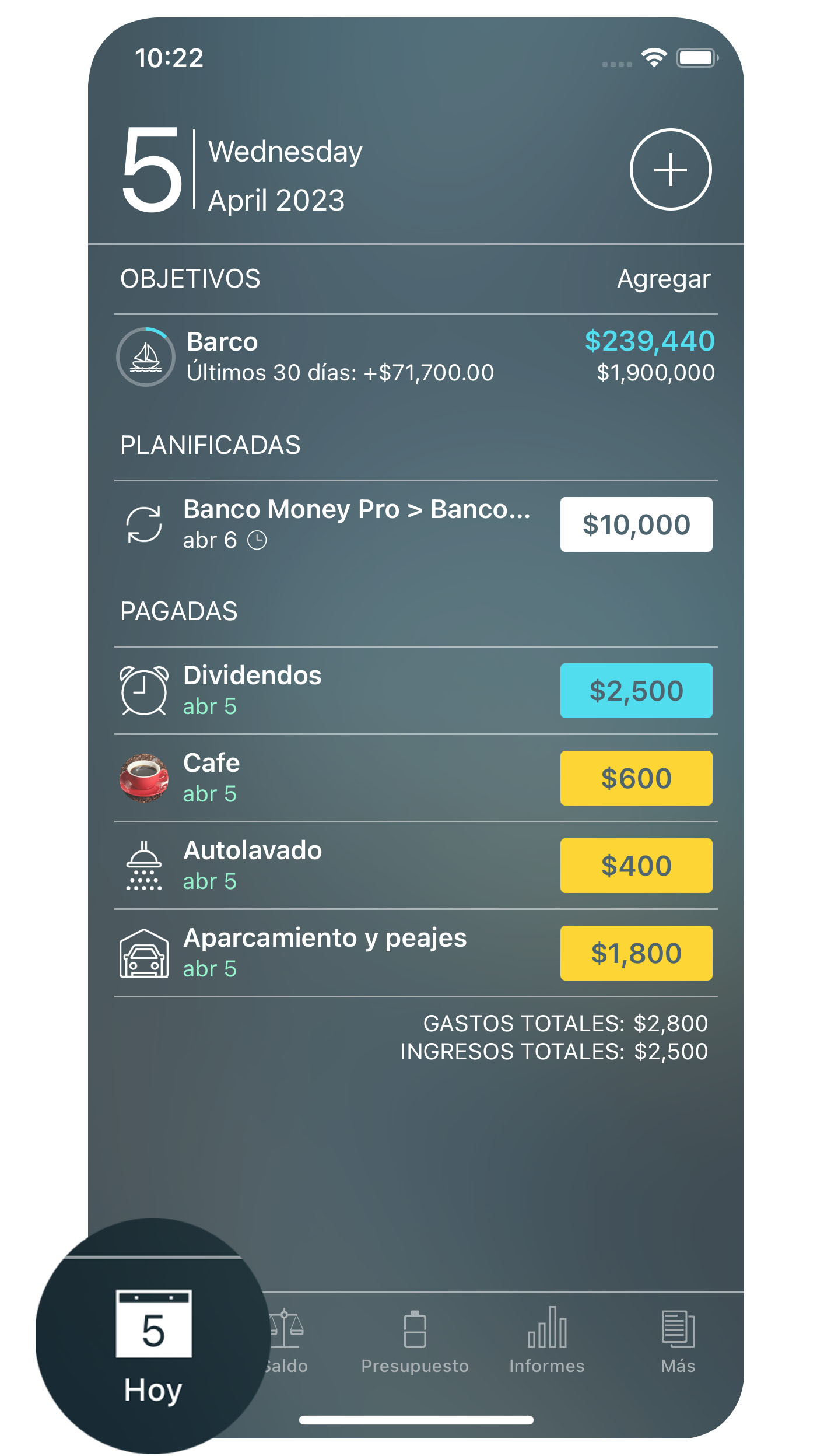 Money Tracker - Transacciones - iPhone