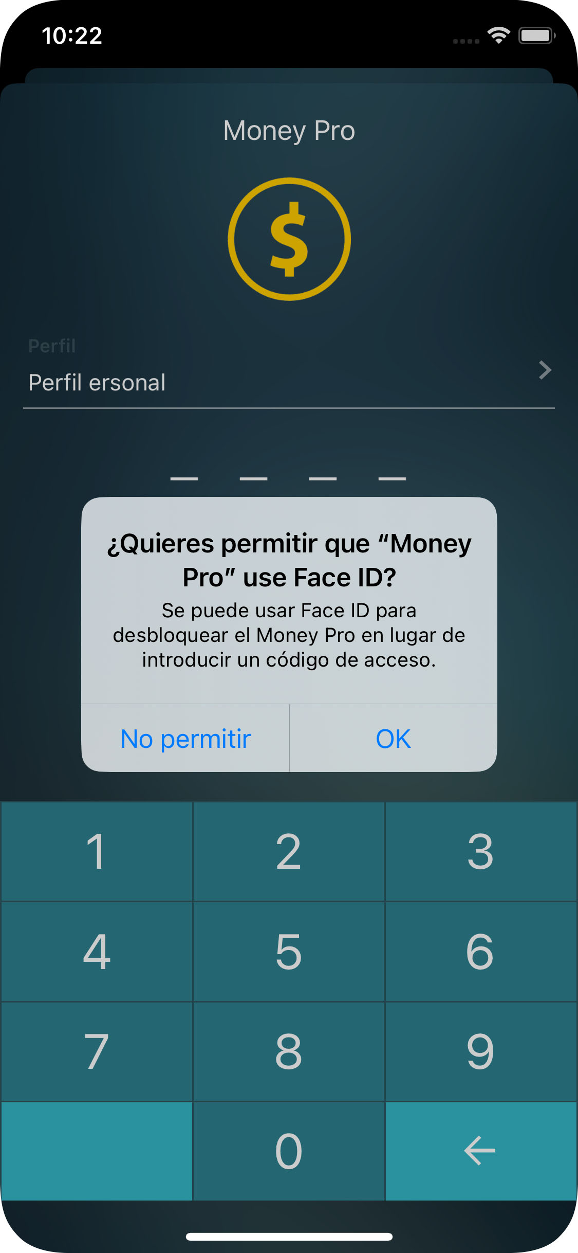 Money Tracker - Touch ID (Face ID) - iPhone