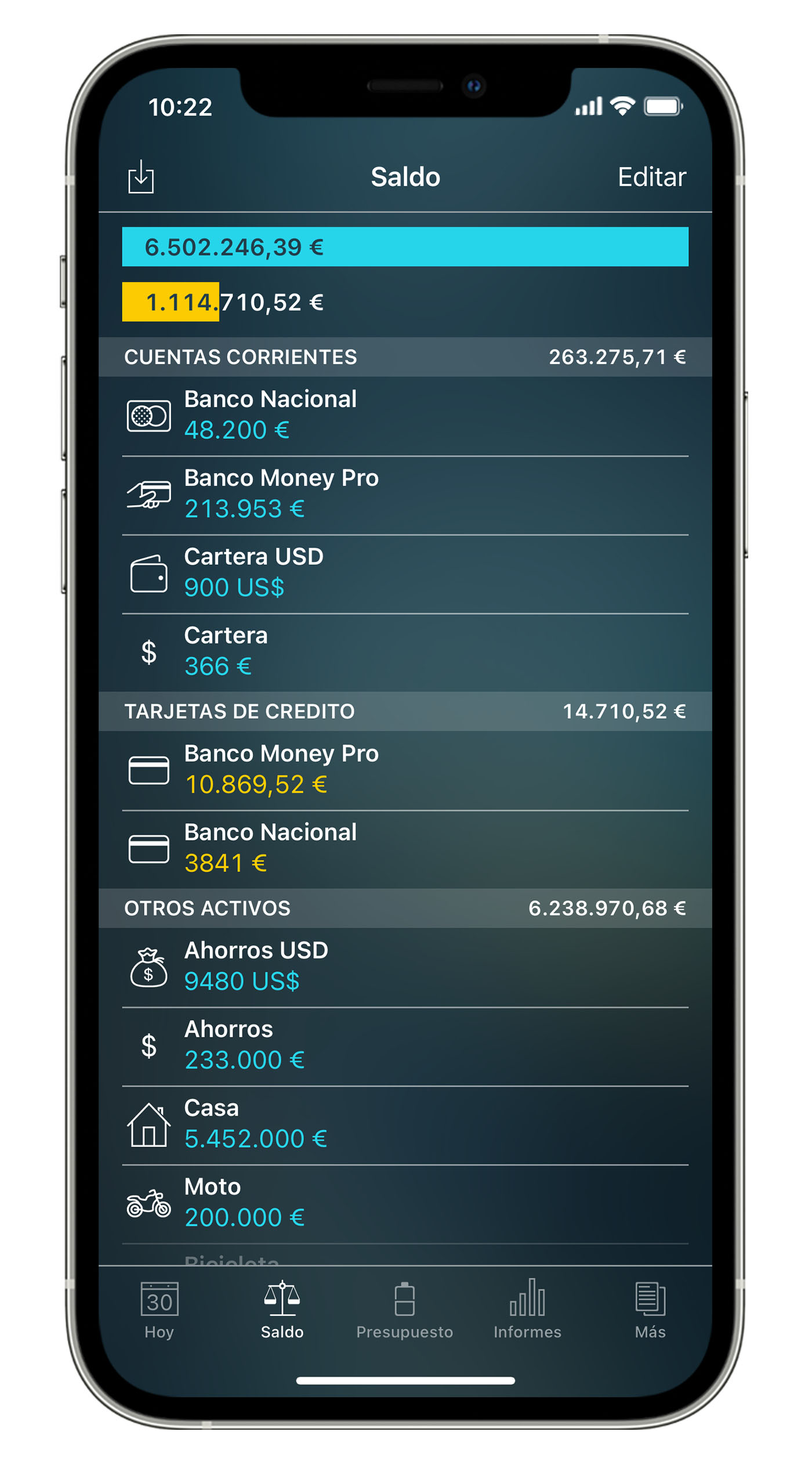 Money Tracker for iPhone and iPad - Registro de talonario