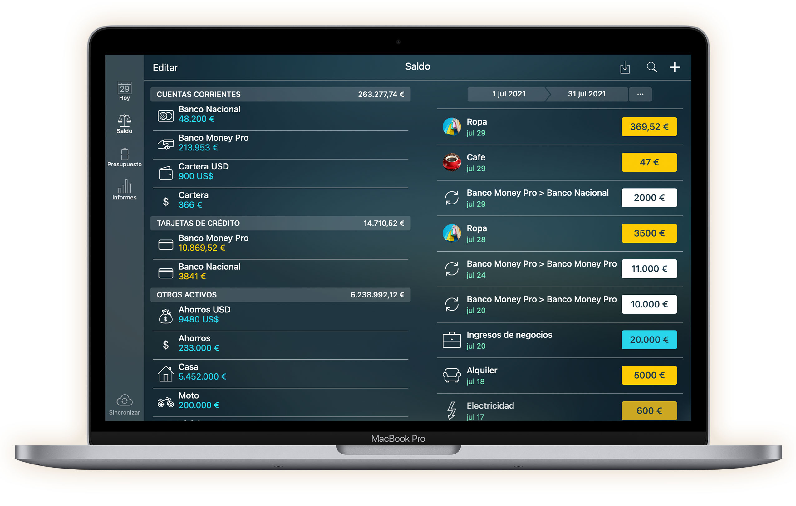 Money Tracker - Registro de talonario