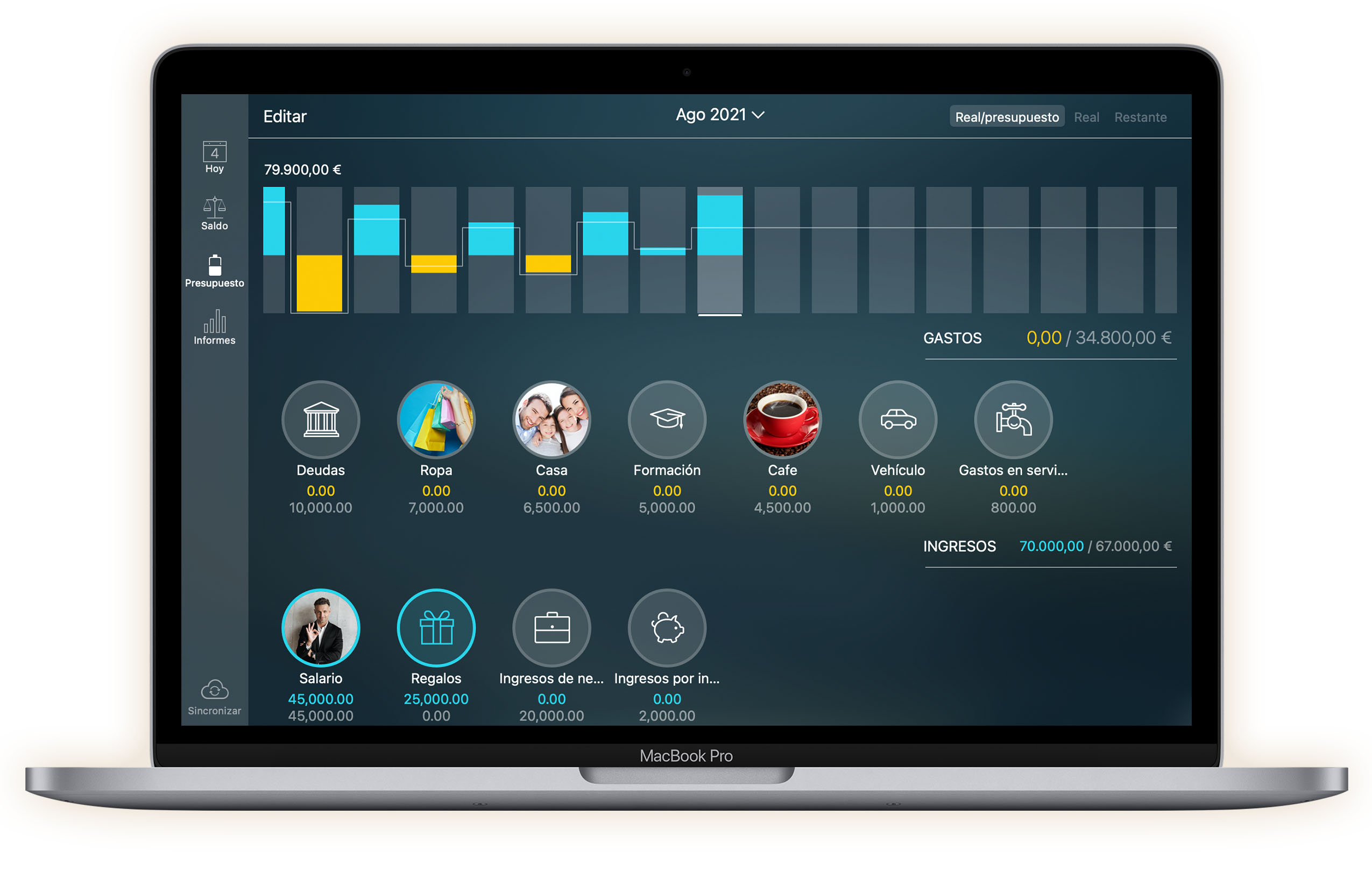 Money Tracker - Presupuestos