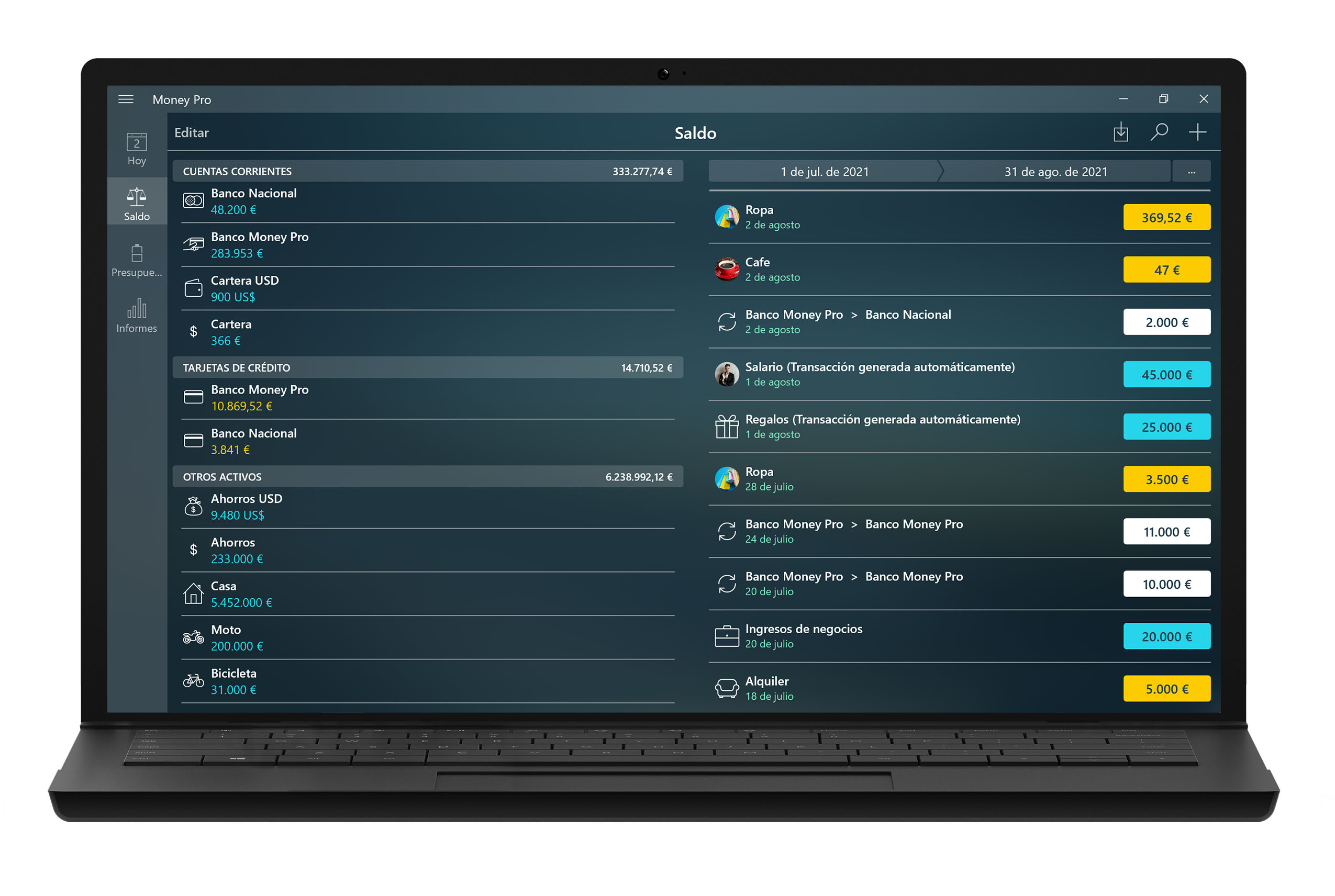 Money Tracker - Registro de talonario